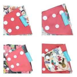 Pañales De Tela Para Bebé Reutilizables Happy Flute (4 Pzas)