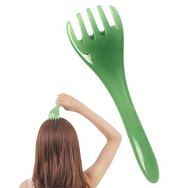 KGDUYC 2 Stück Harz Kopfhautmassagegerät, Gua Sha Kamm, Kopfhautmassagebürste, Kopfmassagegerät, Fünf Krallen, Gesichtsmassagegerät, Nacken, Lymphatische Massage, Selbstpflege