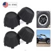 Slaction 4Pcs Black Wheel Center Hub Cap For 11065-1341 Kawasaki