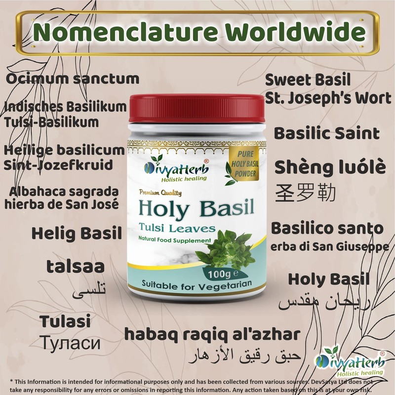 Holy Basil (Tulsi) Powder