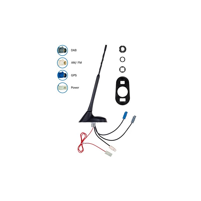 ATTB 3761.01 Roof Antenna (AM, FM, DAB+, GPS), Antenna Technology