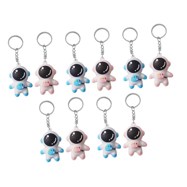 Didiseaon Cartoon Keychain 10pcs Key Chain Pendeltons for Women Miniature