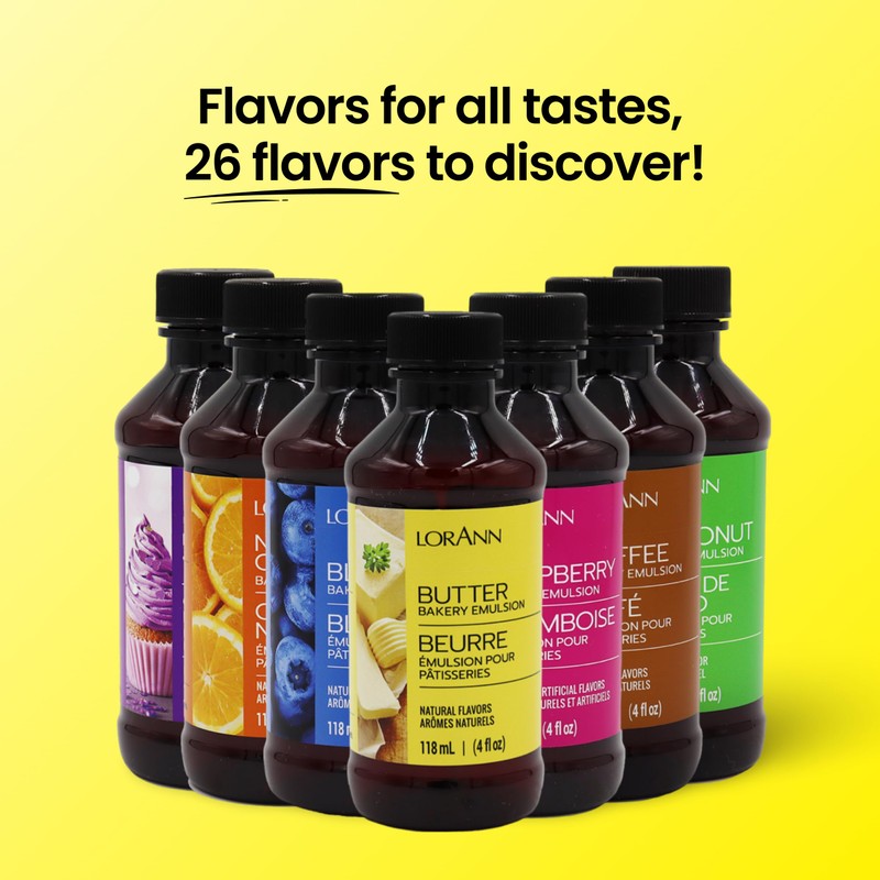 Lorann Oils Butter Bakery Emulsion: True Butter Flavor, Ideal for