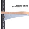 MorningRo 12 Pcs Shelf Rails Bracket Track 47.5 Inches Upright