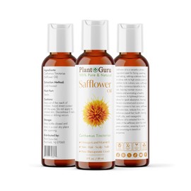 Safflower Oil 2 fl. oz. – Cold Pressed, 100% Pure & Natural Carrier for Skin, Face, Body, Hair, and Cooking. Great for DIY Creams, Lotions, and Lip Balms.