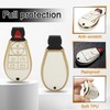 TOMALL for Dodge Key Fob Cover with Keychain, 2 3
