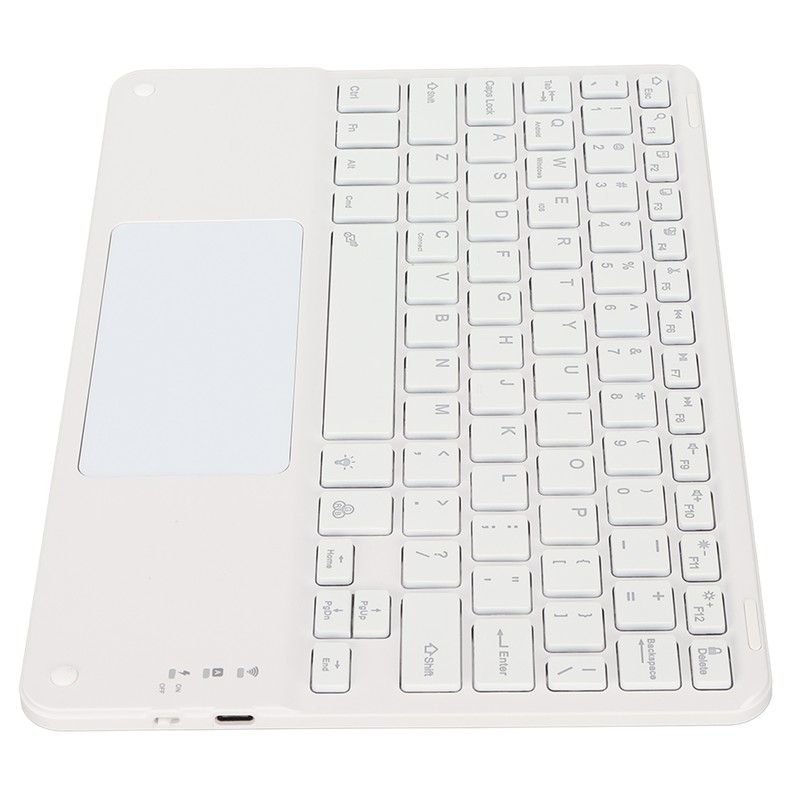 Wireless Keyboard with Touchpad Quadrate Keycap Ultra Thin 10inch Wireless