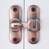 INIRET Barn Door Latches,90/180 Degree Gate Lock,Flip Gate Latches Hardware,Zinc