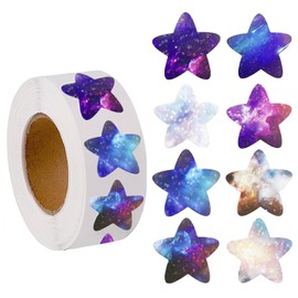 SAREAL Star Stickers, Reward Stickers for Kids, 500Pcs 1 inch Self Adhesive Colorful Incentive Stickers for Student Behavior Chart,Crafts,School Classroom Teacher Supplies