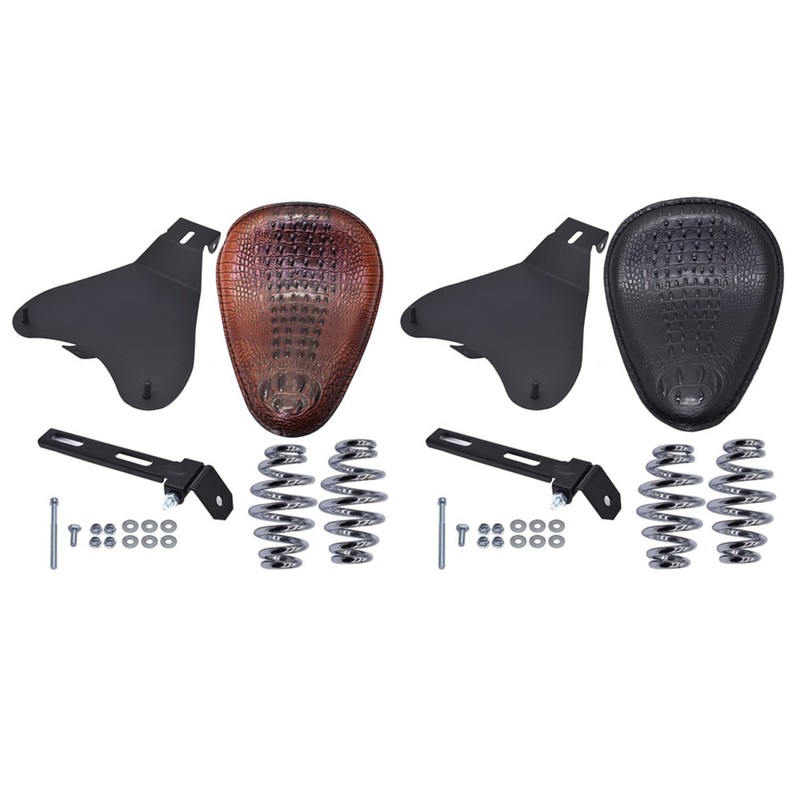 LABLT Motocycle Solo Spring Seat with Seat Base Replacement for
