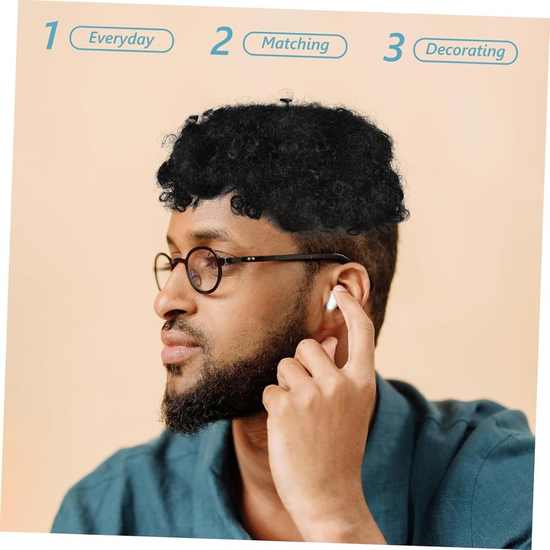 Tupé De Encaje Africano Postizo De Cabello Humano Pieza Frontal