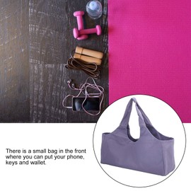 Bolsa de equipaje, bolsa de yoga, lona ligera portátil para embalaje de almacenamiento(Púrpura)