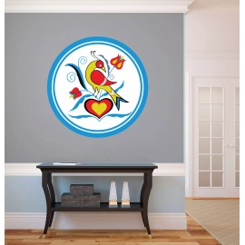 Unbranded Pennsylvania Dutch Hex Sign - Design 10 - Wall Decal - Indoor or Outdoor Use - 28"