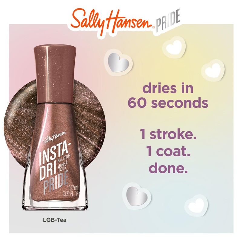Sally Hansen Insta-Dri Pride - LGB-Tea​​, 0.3oz