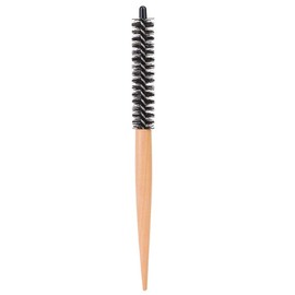 Professional Small Round Hair Brush Roller Wooden Handle Styling Brush with Nylon Bristles for Hair Styling Tool (20# Small Round Hair Brush)