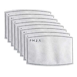 30 x PM2.5 Activated Carbon Filters 5 Layers Replaceable Filters for Face Coverings Cotton Cover Mask Inserts - Skootway - UK Seller