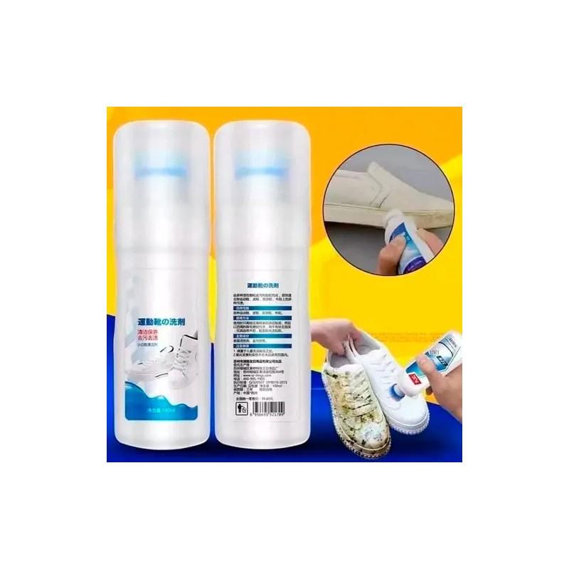 Limpiador De Tenis Piel Vinil Y Tela Abrillantador 100ml