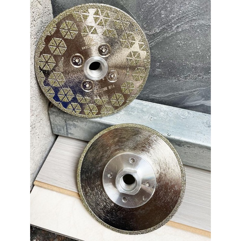 Electroplated Diamond Cutting Grinding Disc,BRSCHNITT 5 inch 125mm for Granite