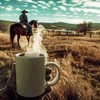 Cowboy Blend Medium and Dark Roast Ground Coffee, Speciality, Fresh