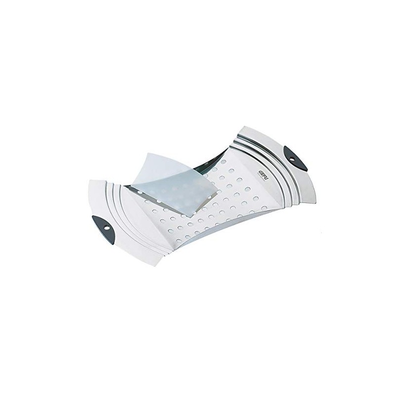 Gefu Spaetzle Maker Ergo, Colander, Sieve, with Scraper, Stainless Steel,