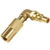 Hymnorq 1/4 Inch RV Quick Connect Adapter, Solid Brass Construction,