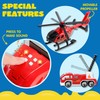 JOYIN 25 in 1 Fire Truck Vehicle Toy Set with