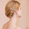 KristLand Flower Hairpin with Sparkly Zirconia Stone Art Deco Headpiece