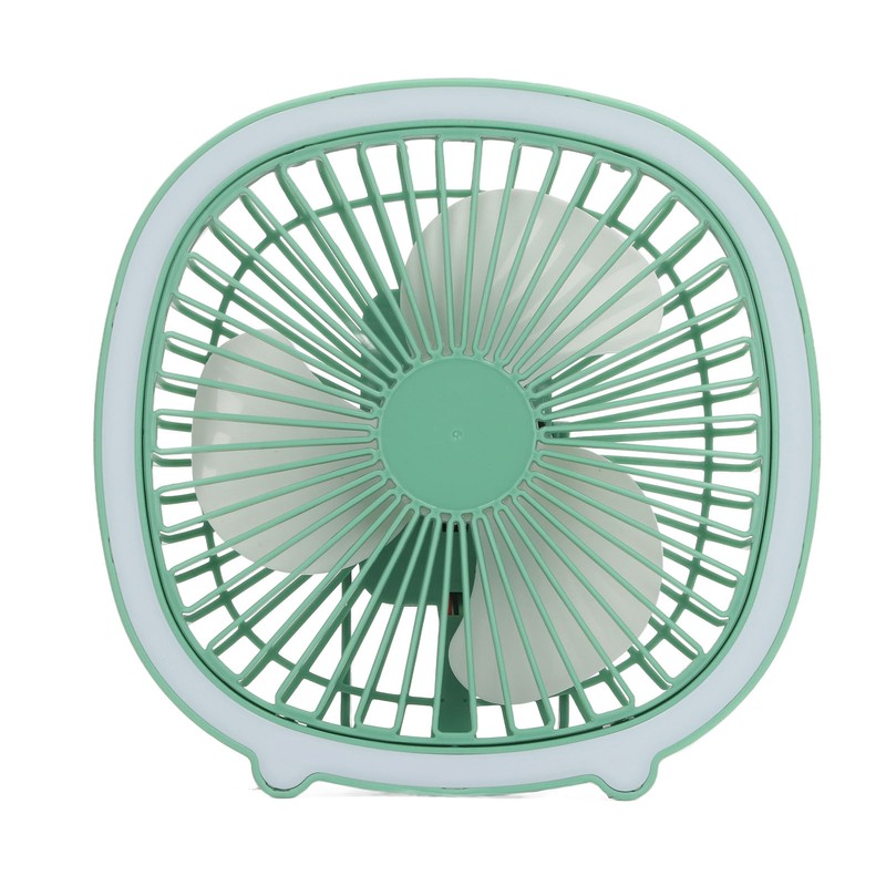 Desktop Fan Power Adjustable Low Noise Rechargeable Mini Portable Vertical