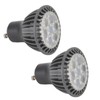2pcs 7W GU10 LED Light Bulb 6000K White Light LED