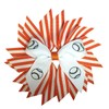 Stripes Flower with Softball, Made in the USA. White Pony