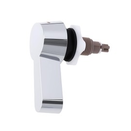 SG Store Toilet Cistern Dual Flush Lever Plastic Handle Chrome 7.8 * 6.8cm for Handle-Operated Cistern Flush System