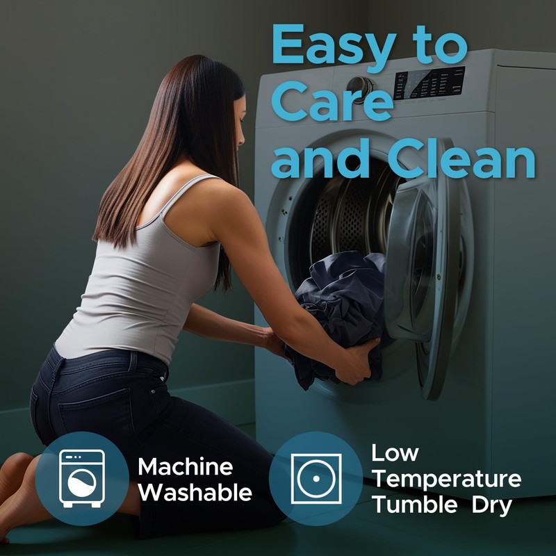 Black Waterproof Flat Drop Sheet (59”x59”), Anti-Slip Mattress Topper with