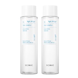 Saengic SCINIC The Simple Vegan Calming Toner 145ml (1+1) pH Balanced Soothing Toner