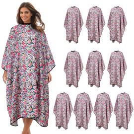 Professional Salon Cape Polyester Barber Cape Hair Cut Cape,54”x62” (10 Pack)