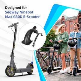 ulip Scooter Accessories Kit Includes Rear Fender +Taillight+Hook+Strip+Screws for Segway Ninebot Max G30D Electric Scooter