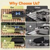 2-Burner Portable Propane Camping Stove with Windshield,Foldable Gas Stove