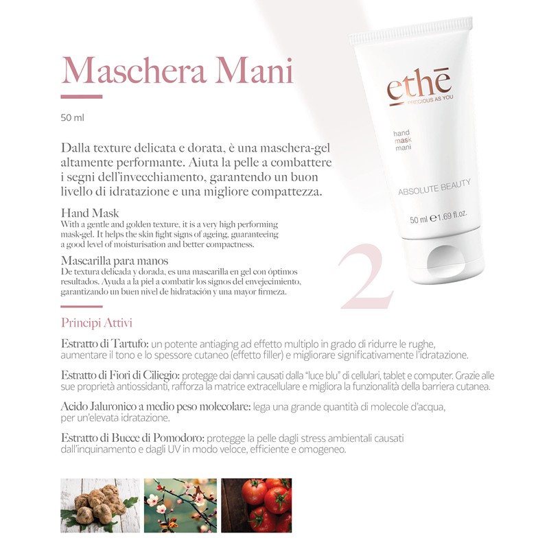 Ethè Hand Mask 50ml Mild Gel Mask