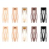 Triko Juego de 10 Broches Metálicos para el Cabello, Pinzas
