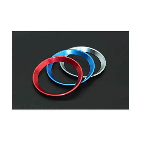 Car Steering Wheel Ring Steering Wheel Cover Trim, Aluminium Chromium