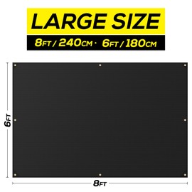 6x8ft Welding Blanket, Silicone Coated Fiberglass Fire Blanket, Welding Blanket Fireproof, Designed for in Home and Outdoor Use for Professional and Heavy-duty Welding, Cutting, and Other Uses