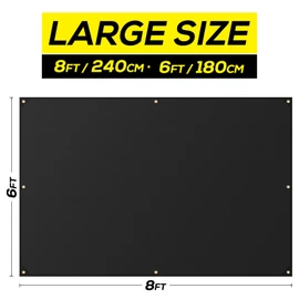 6x8ft Welding Blanket, Silicone Coated Fiberglass Fire Blanket, Welding Blanket Fireproof, Designed for in Home and Outdoor Use for Professional and Heavy-duty Welding, Cutting, and Other Uses
