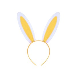 HENBRANDT Bunny Ears Headband (Rabbit Costume) (Yellow Bunny Ears)