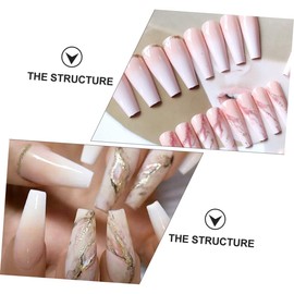 Baluue 24pcs Manicure Stickers Easy-to-use Ballet Nail Patches Nail Art Decor for Beginners Salons