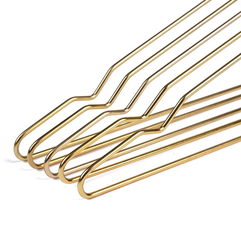 Zirbel Clothes Hangers Set of 10 Retro Design Metal Hangers