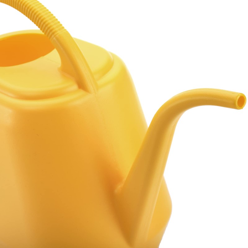 Fasmov 1-Gallon Plastic Watering Can with Comfortable Handle, Garden Watering