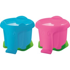 Pelikan Water Cup in Elephant Design with Brush Holder Combo Set