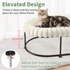 Sunhoo Elevated Cat Bed for Indoor Cats Raised Kitten Hammock