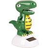 2Pcs Green Solar Powered Dancing Dinosaur,Decoration Gift, Swinging Dancer Toy,