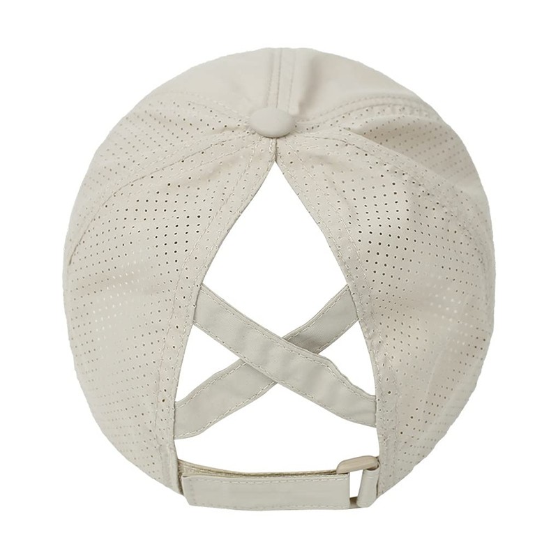 Hadwii Baseball Cap Women's Mesh Ponytail Baseball Hat Breathable Sun