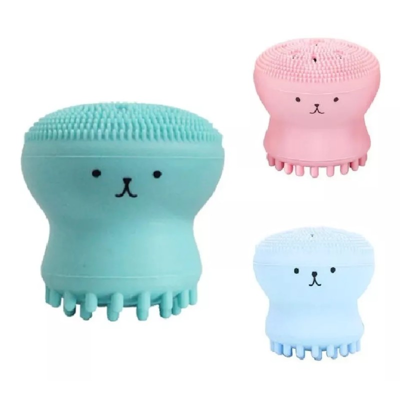 Sr Oferton Pulpito Cepillo Facial Exfoliante Limpiador Rostro 3 Piezas